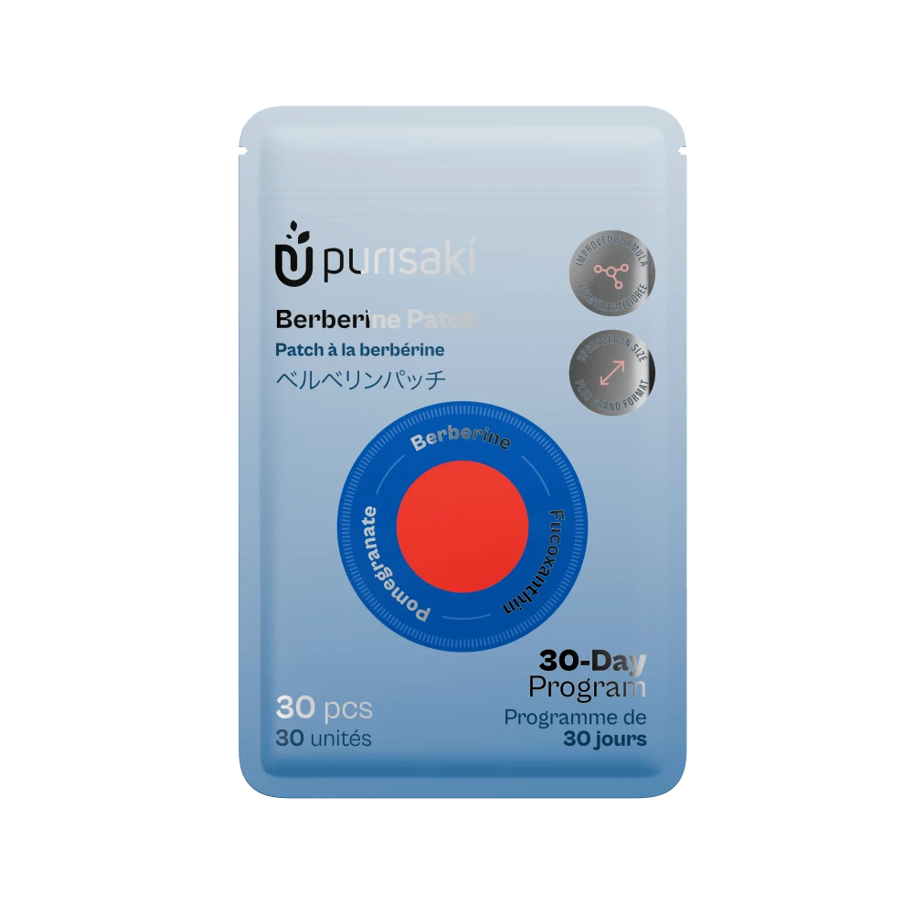 Purisaki Berberine Patch &mdash; Improved Formula Official USA 2026